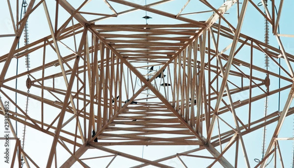 Fototapeta high voltage tower