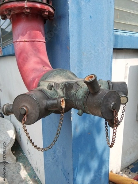 Fototapeta plumber with wrench