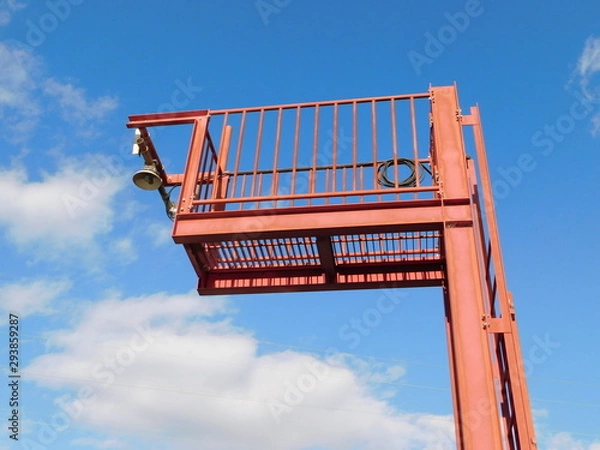 Fototapeta 河川水位テレメータ観測局