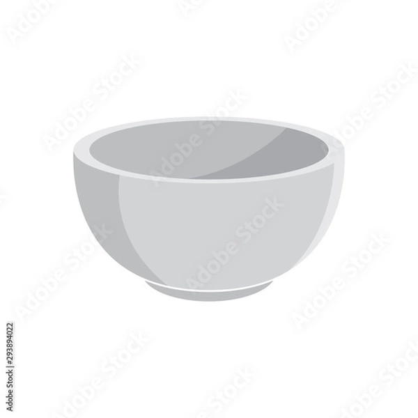 Obraz bowl isolated on white background