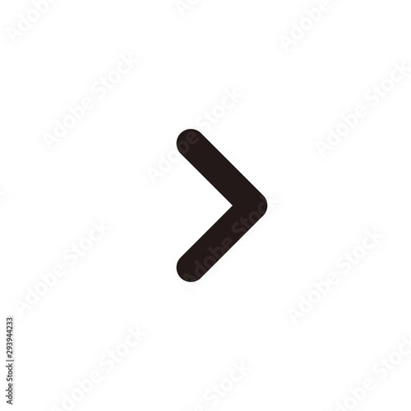 Obraz Next arrow icon symbol vector
