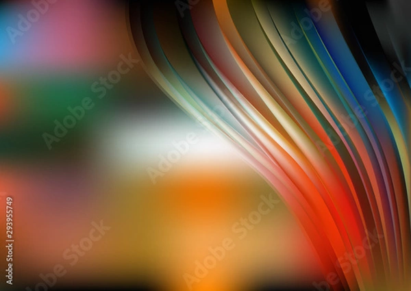Fototapeta Orange abstract creative background design