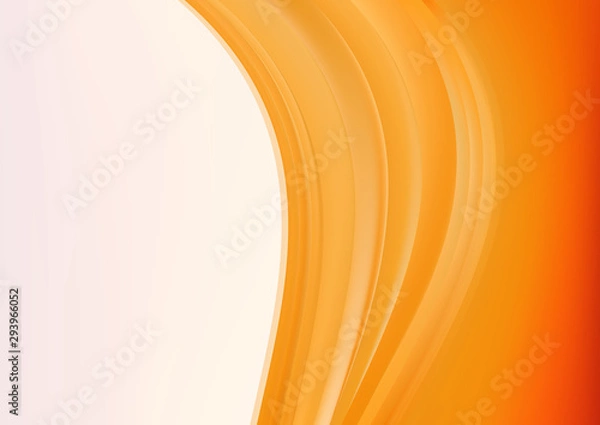 Obraz Orange abstract creative background design