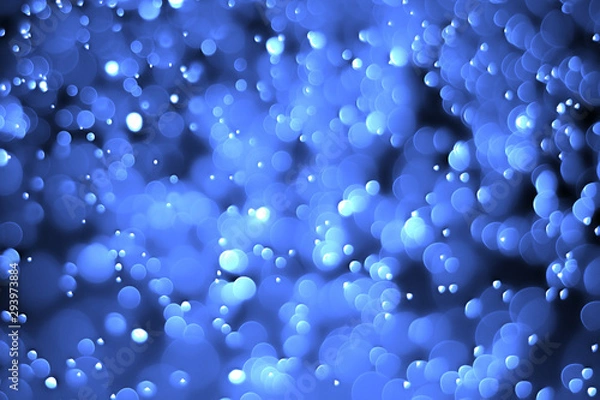 Obraz Blue Bokeh Abstract Light Blur Background