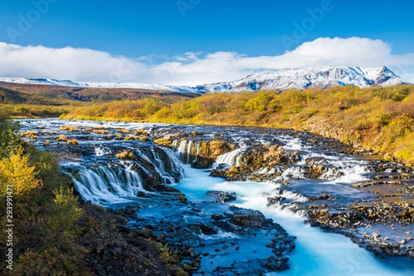 Fototapeta Wasserfall - Island