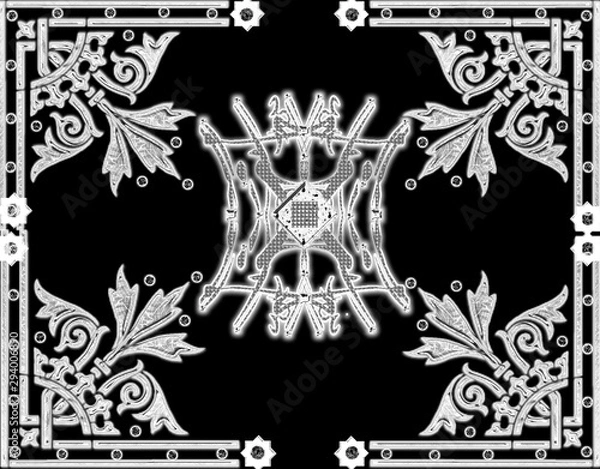 Obraz set of decorative elements