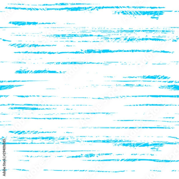 Fototapeta Vector seamless repeating background of rough horizontal light blue lines