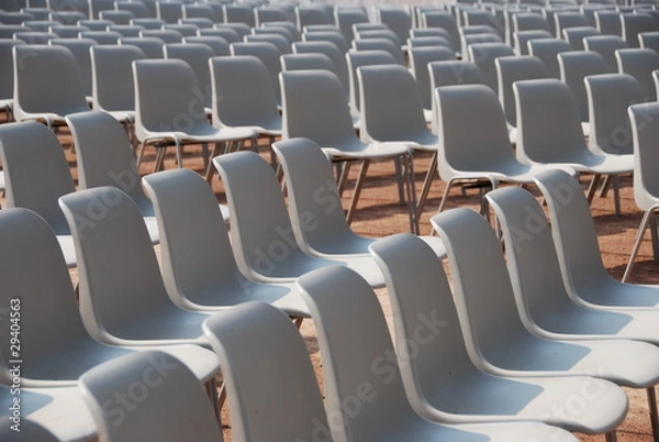 Fototapeta Bestuhlung