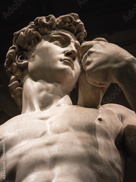 Fototapeta details of David by Michelangelo