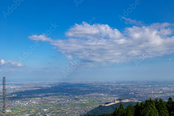 Obraz 〈岐阜県〉池田山からの景色