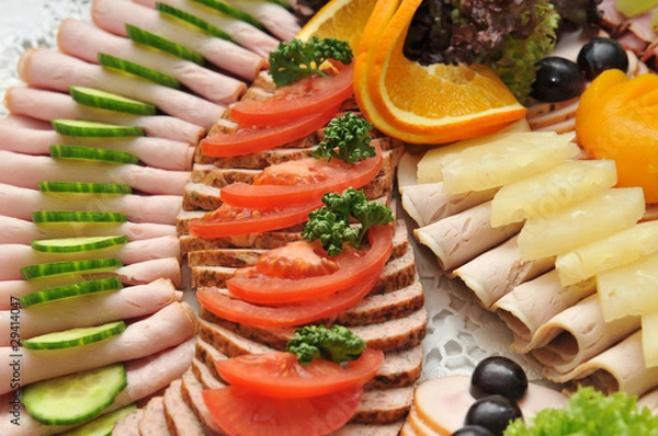 Obraz Aufschnittplatte