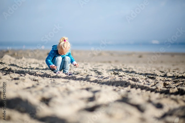 Obraz Mädchen am Strand