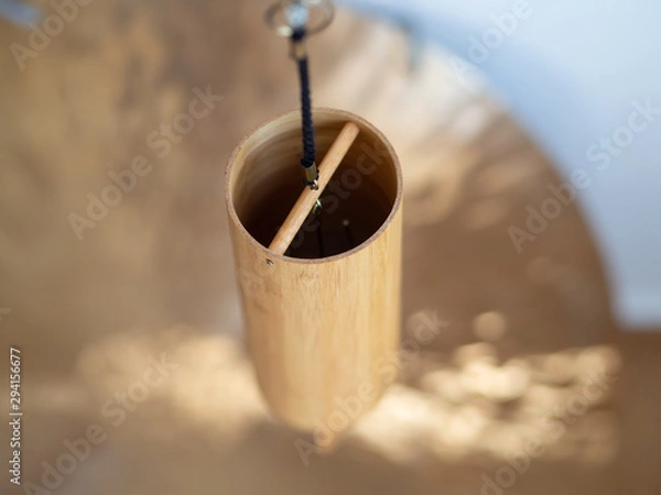Fototapeta Koshi chime sound healing instrument close up