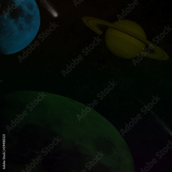 Fototapeta planet space star