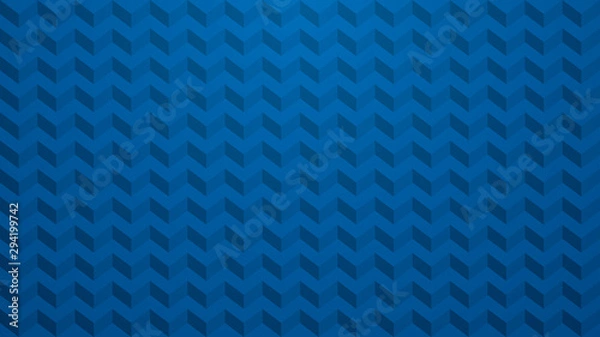 Obraz Blue chevron background.