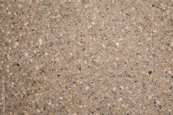 Obraz Gros plan texture béton désactivé avec graviers gris, noir et couleur