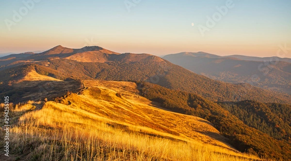 Fototapeta Beautiful mountains in Poland - Bieszczady