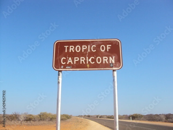 Obraz Tropic of Capricorn Road Sign
