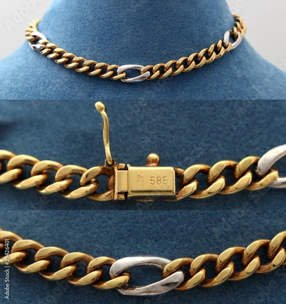 Fototapeta Die Bicolorkette mit Extra-Verschluß