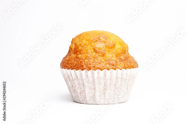 Obraz MUFFIN ON WHITE BACKGROUND