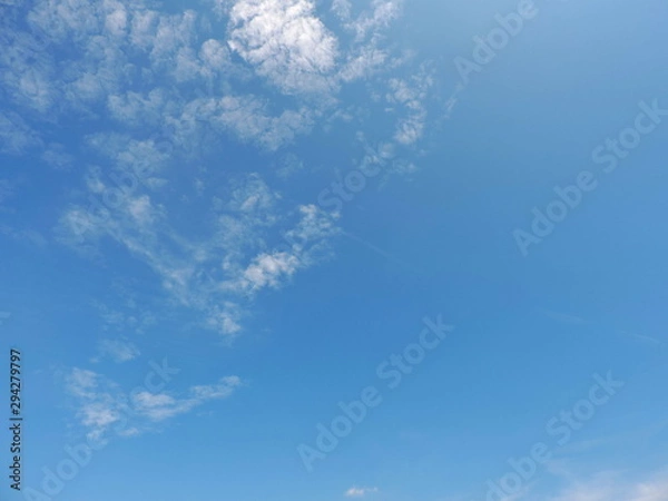 Fototapeta Blue sky background with clouds