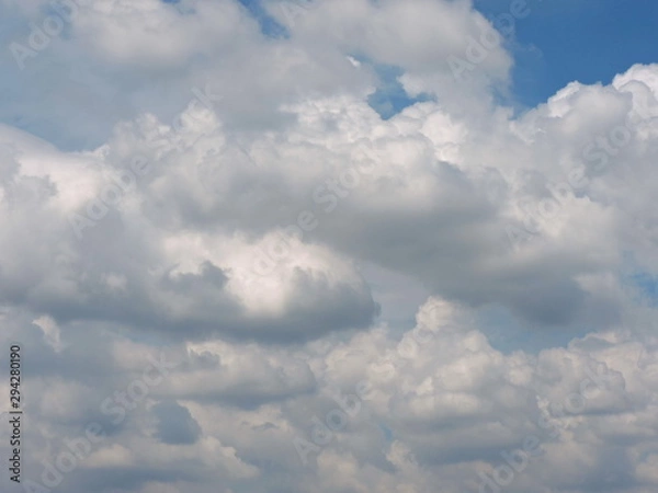 Fototapeta Blue sky background with clouds