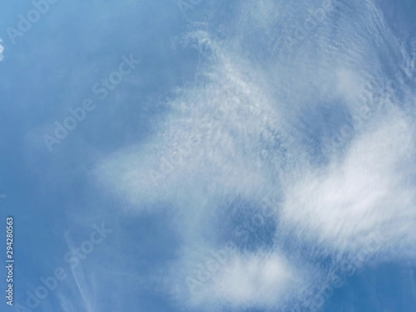 Obraz Blue sky background with clouds