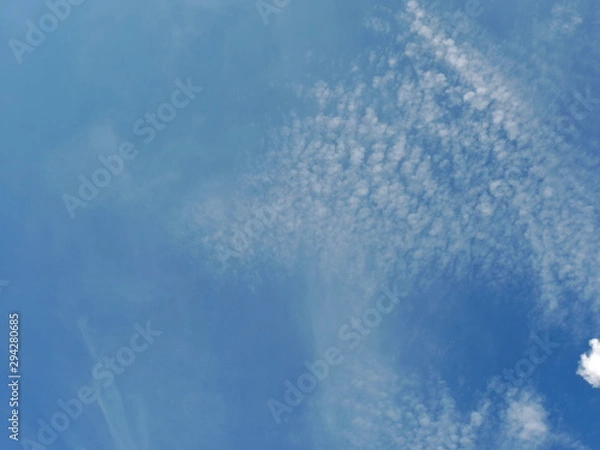 Obraz Blue sky background with clouds
