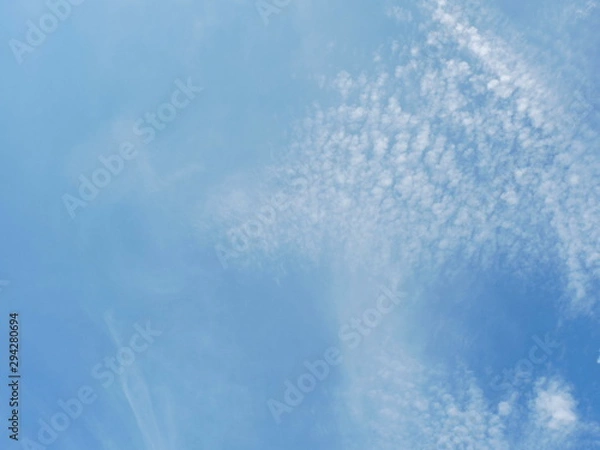 Obraz Blue sky background with clouds