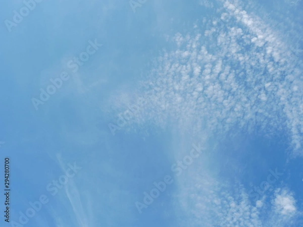 Obraz Blue sky background with clouds