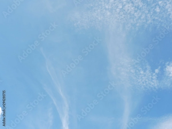 Obraz Blue sky background with clouds
