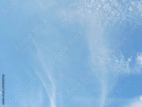 Obraz Blue sky background with clouds