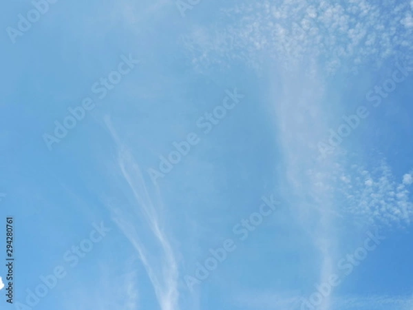 Obraz Blue sky background with clouds