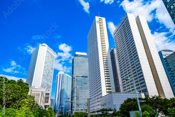 Fototapeta 高層ビルイメージ