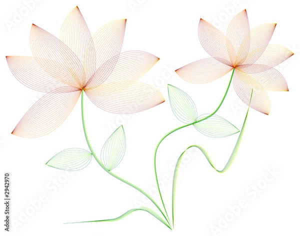 Obraz fiori stilizzati