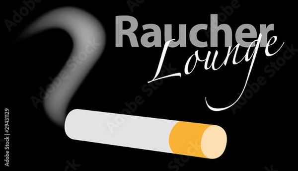 Fototapeta Raucher Lounge