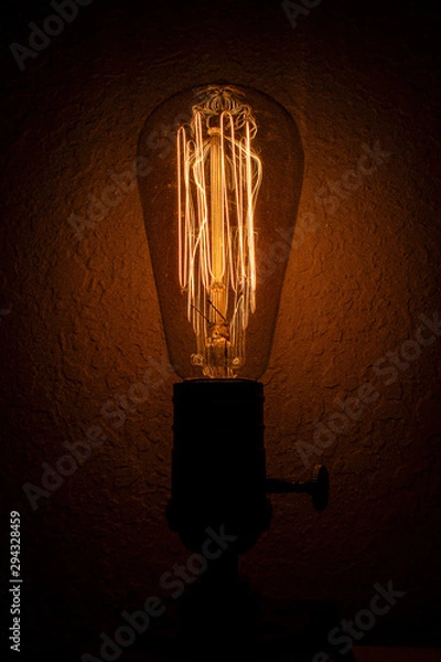 Obraz lamp on the wall