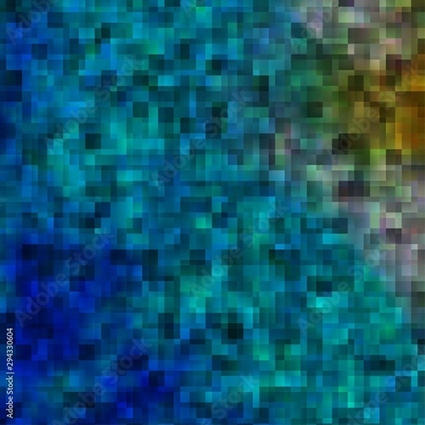 Obraz Light BLUE vector template with rectangles.