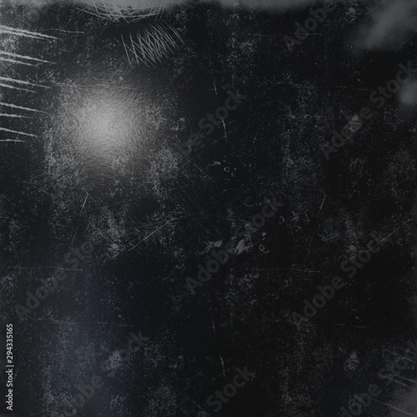 Fototapeta Old black metalic surface
