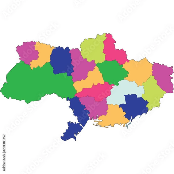 Obraz mappa ucraina