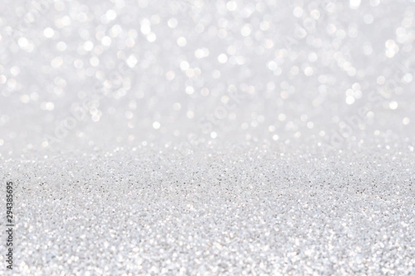 Fototapeta silver glitter abstract background	