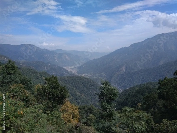 Obraz view of mountains