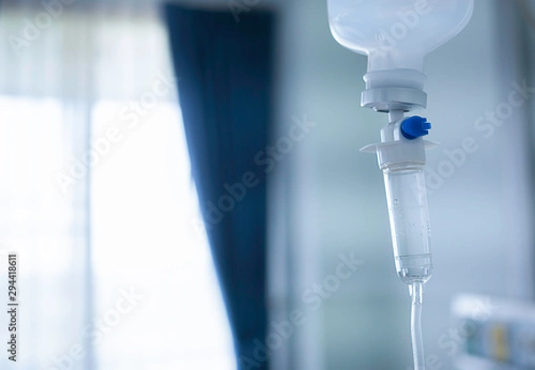 Obraz Set IV fluid  drop saline drip hospital . Medical Concept .