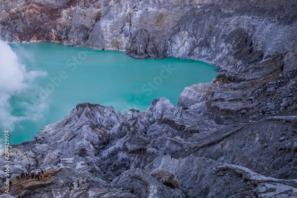 Obraz landscape volcano kawaijian 