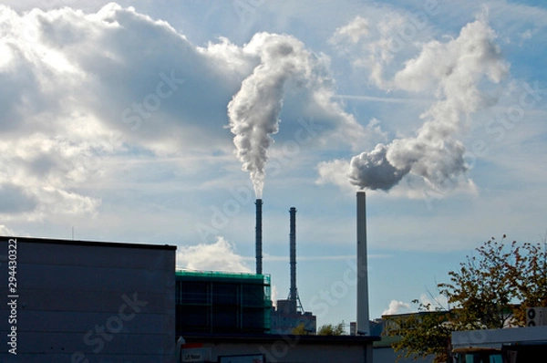 Obraz Factory chimneys