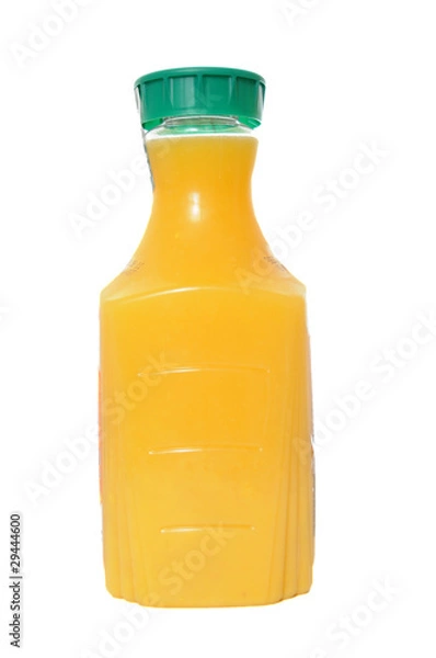 Obraz Orange Juice in Plastic Container
