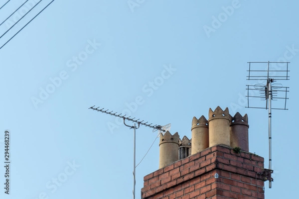 Obraz Chimney and sky