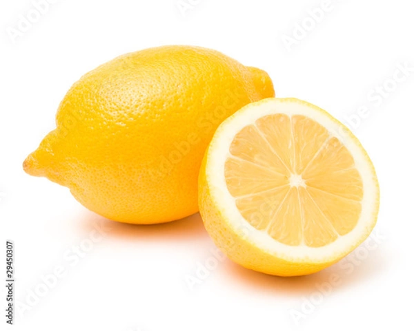 Fototapeta lemon and its half