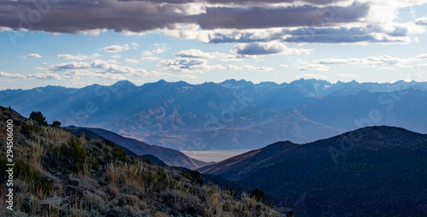 Obraz Mountain range in California
