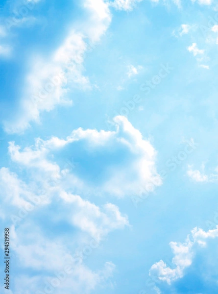 Obraz Blue sky with clouds (cloud)